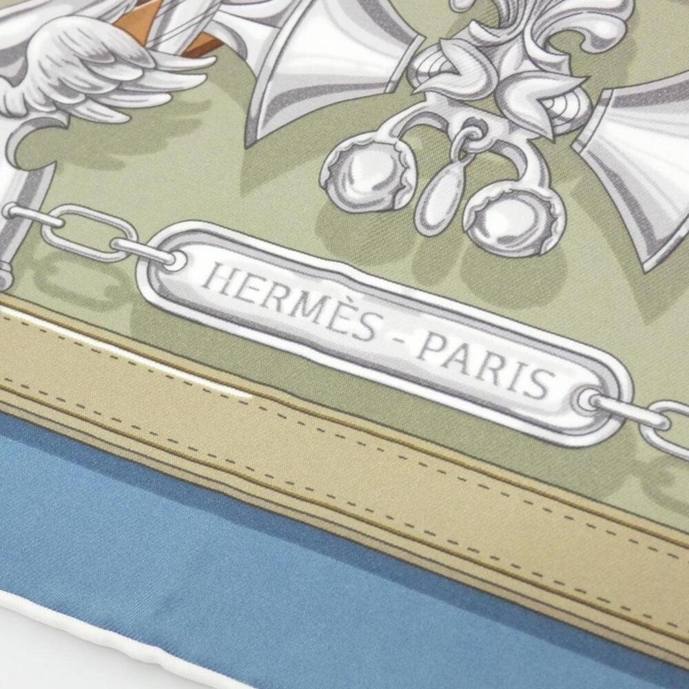 HERMES Authentic Blue Scarf - Picture 2 of 4